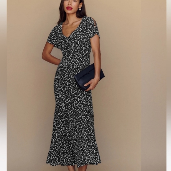 NWT Reformation Talleen Floral dress in Maria color - Picture 3 of 6